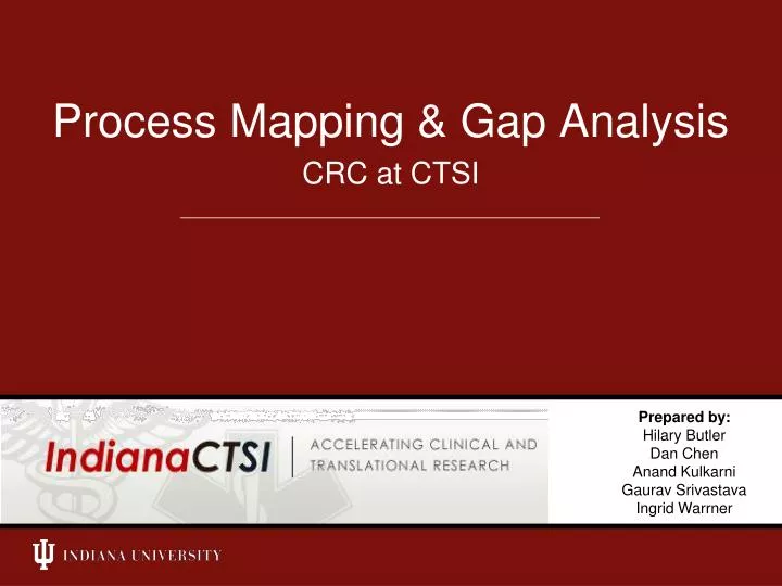 process mapping gap analysis