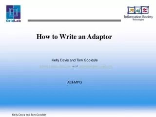 How to Write an Adaptor