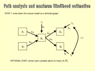 Path analysis and maximum likelihood estimation