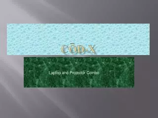 Cod-X
