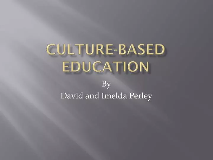 culture based education