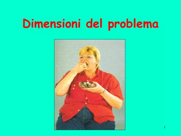 dimensioni del problema