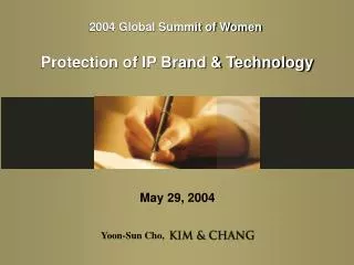 Protection of IP Brand &amp; Technology