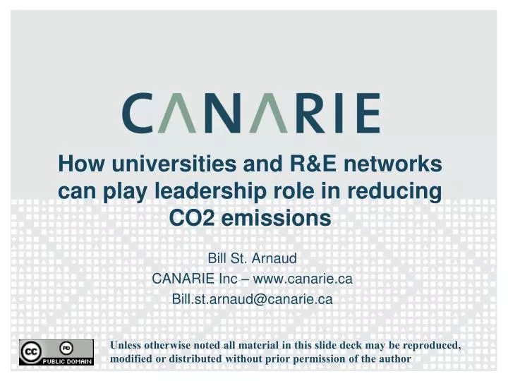 how universities and r e networks can play leadership role in reducing co2 emissions