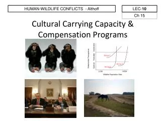 Cultural Carrying Capacity &amp; Compensation Programs