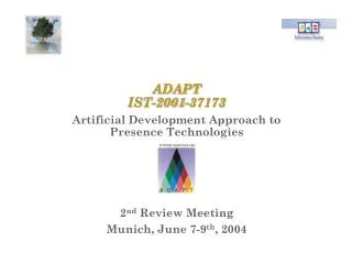ADAPT IST-2001-37173