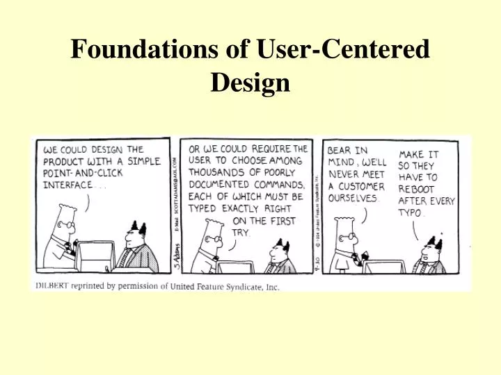 foundations of user centered design