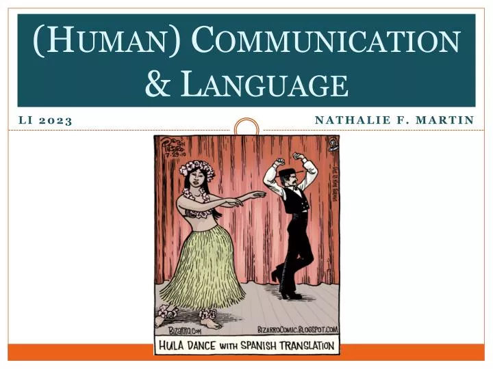 human communication language