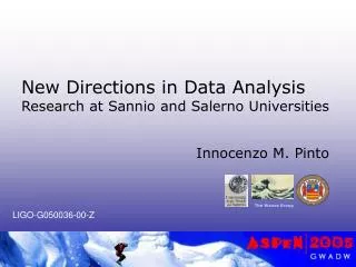 New Directions in Data Analysis Research at Sannio and Salerno Universities