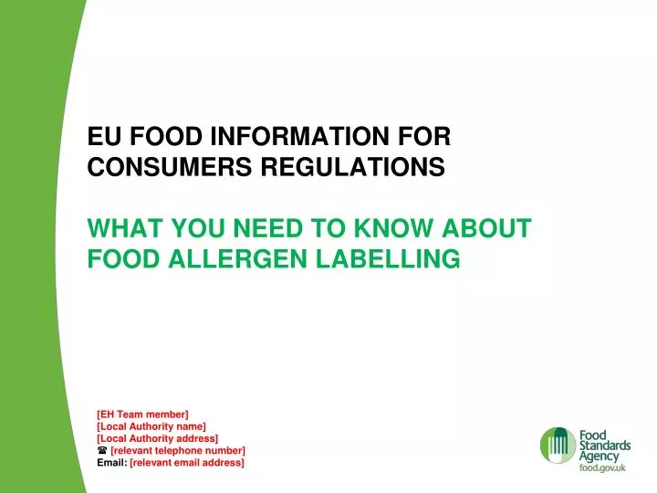eu food information for consumers regulations what you need to know about food allergen labelling