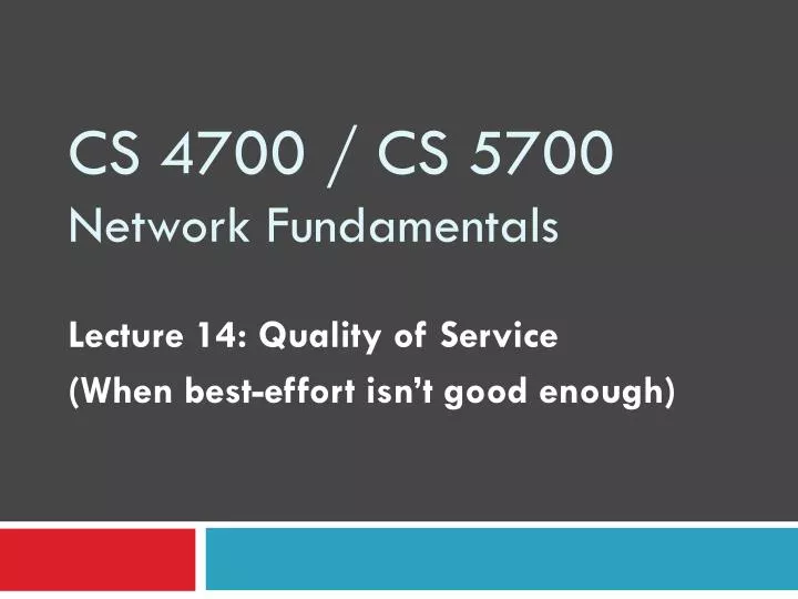 cs 4700 cs 5700 network fundamentals