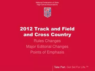 2012 Track and Field and Cross Country
