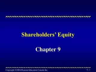 Shareholders’ Equity