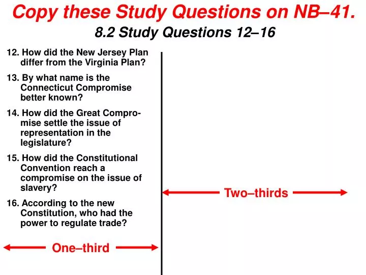 copy these study questions on nb 41
