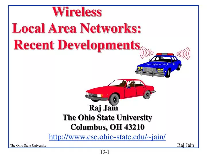 wireless local area networks recent developments