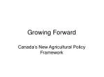 Understanding Canada’s Agricultural Policy Framework: Key Features and Programs - slide 1