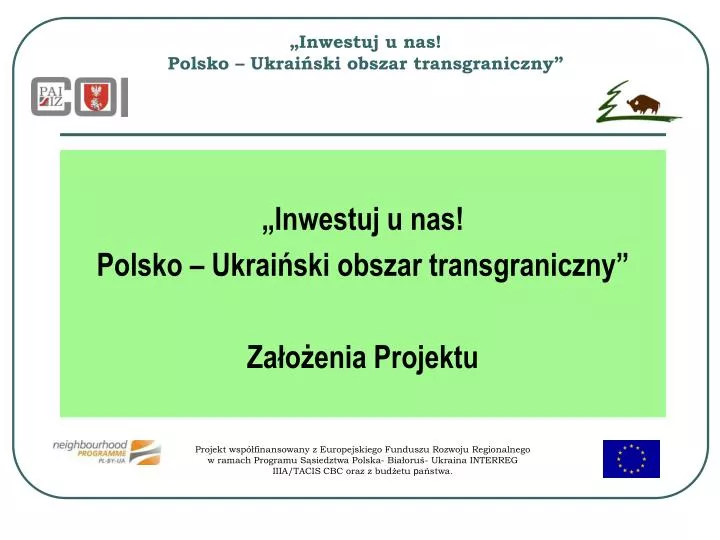 inwestuj u nas polsko ukrai ski obszar transgraniczny