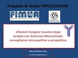 Proposta di studio FIMUA/SEIFEM