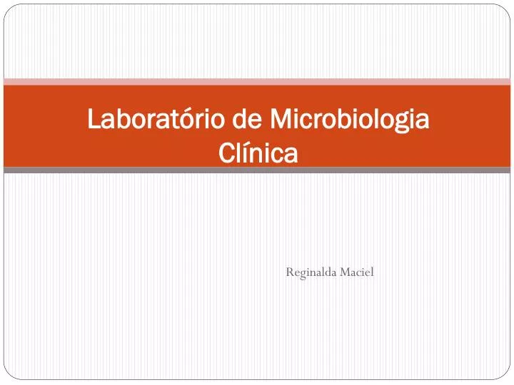 laborat rio de microbiologia cl nica