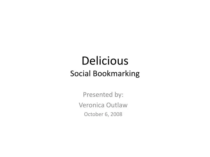 delicious social bookmarking