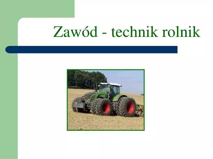 zaw d technik rolnik