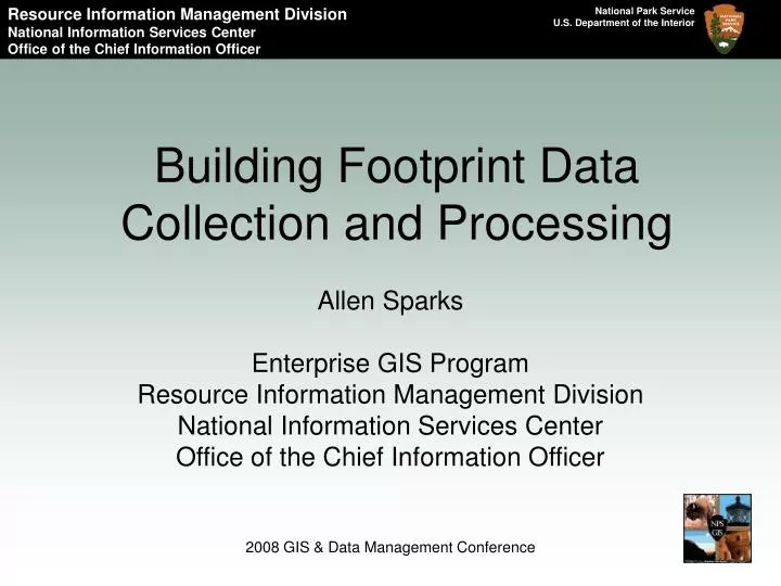 building footprint data collection and processing