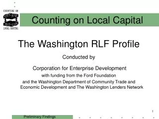 Counting on Local Capital