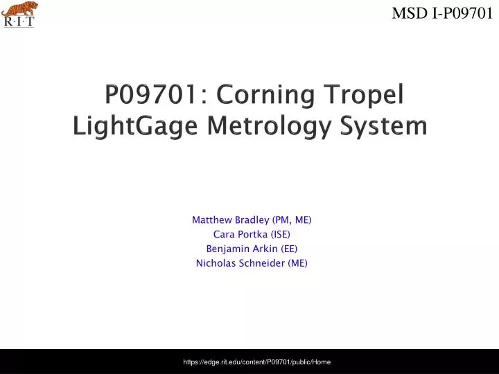 p09701 corning tropel lightgage metrology system