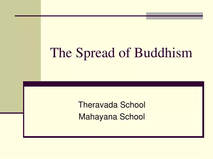 the spread of buddhism