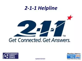 2-1-1 Helpline