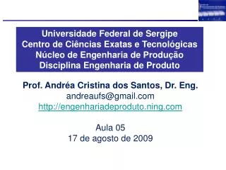 Universidade Federal de Sergipe Centro de Ciências Exatas e Tecnológicas