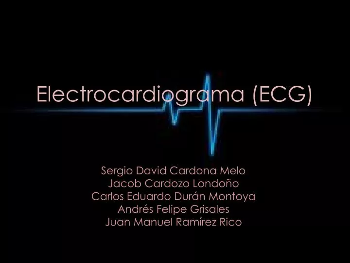 electrocardiograma ecg