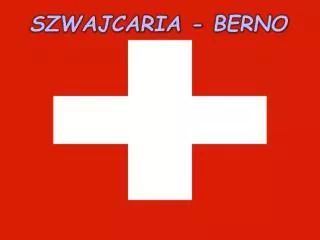 Szwajcaria - Berno