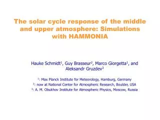 The solar cycle response of the middle and upper atmosphere: Simulations with HAMMONIA