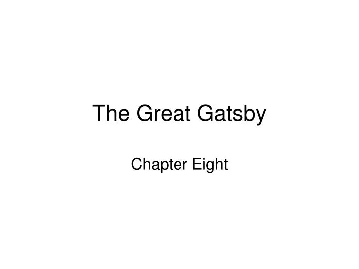 the great gatsby