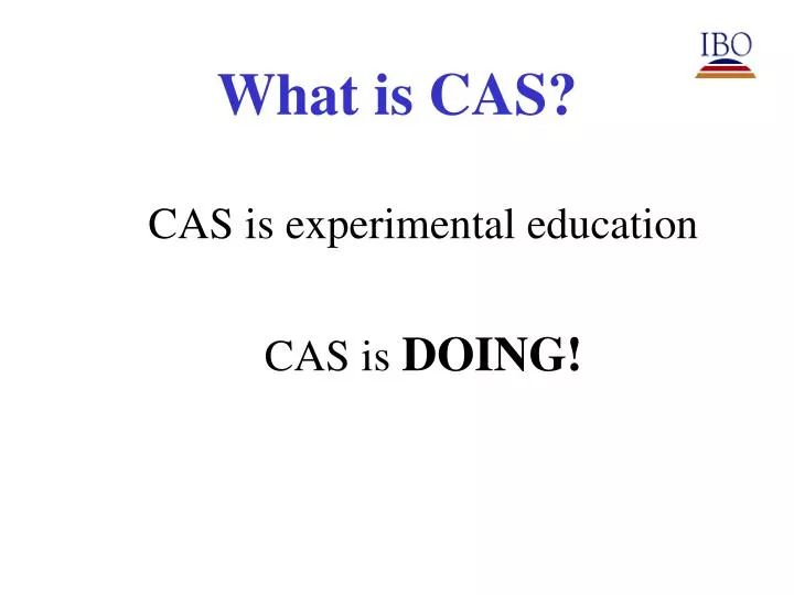 what is cas