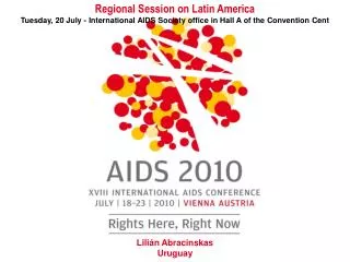 Regional Session on Latin America