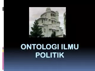 Ontologi ilmu politik