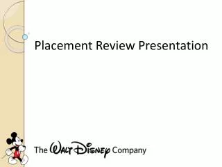 Placement Review Presentation