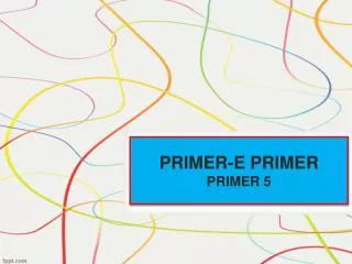 PRIMER-E PRIMER PRIMER 5
