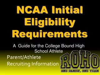 Parent/Athlete Recruiting Information