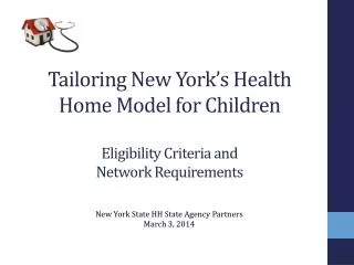 New York State HH State Agency Partners March 3, 2014