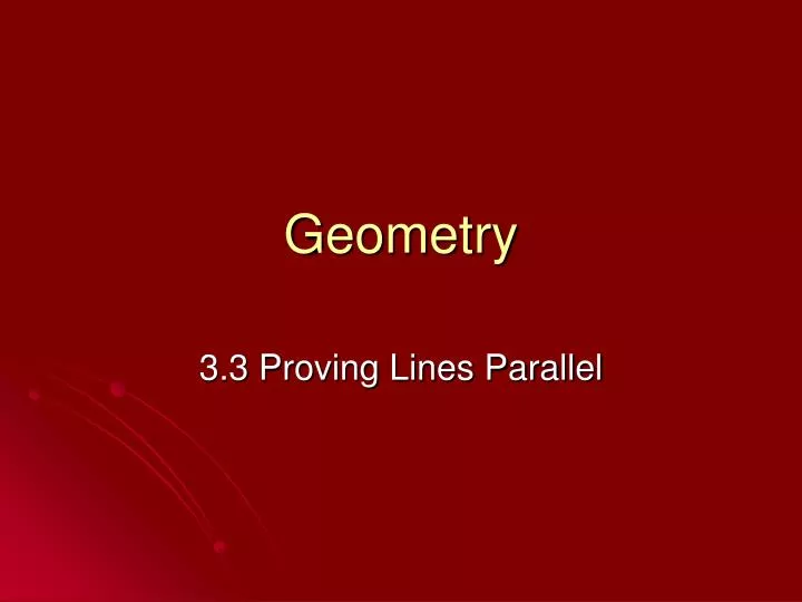 geometry