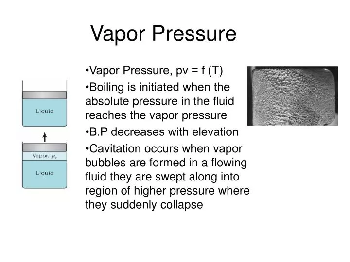 vapor pressure