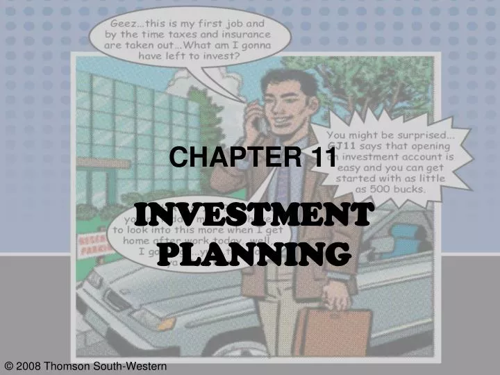 chapter 11 investment planning