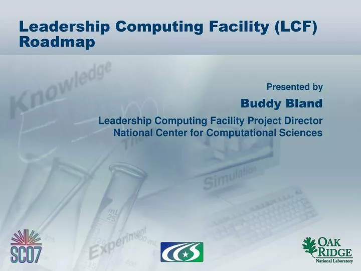 leadership computing facility lcf roadmap