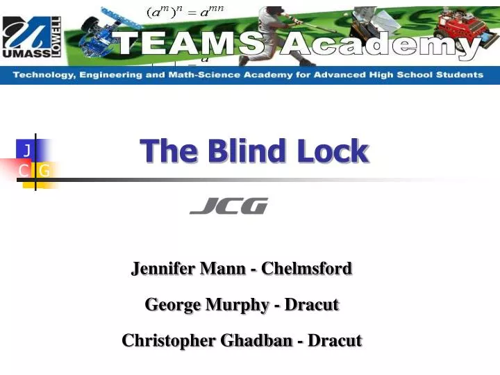 the blind lock