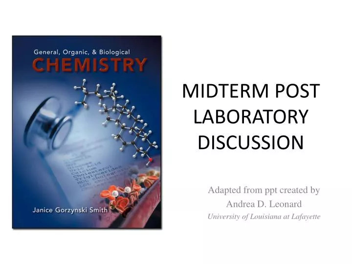 midterm post laboratory discussion