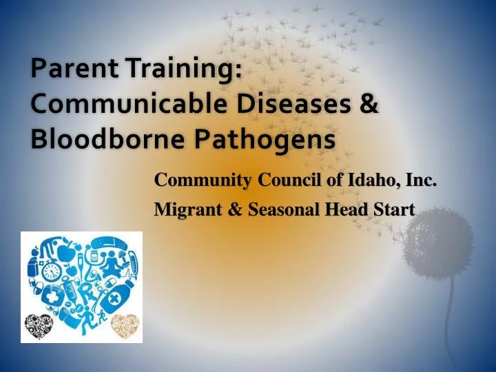 parent training communicable diseases bloodborne pathogens