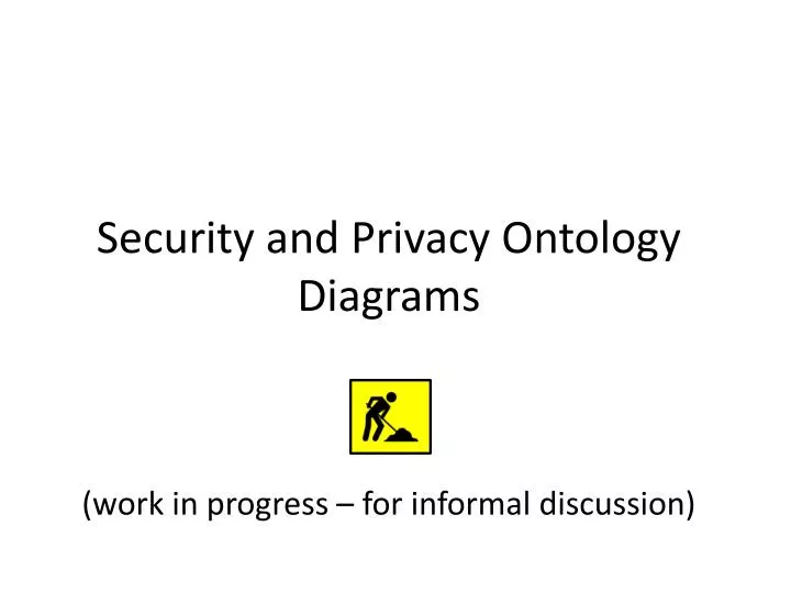 security and privacy ontology diagrams work in progress for informal discussion